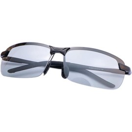 Polarized Photochromic Driving z87 Sunglasses For Men Women Day and Night safety glasses - Color: Black Frame /Photochromic Anti-blue Light Lens