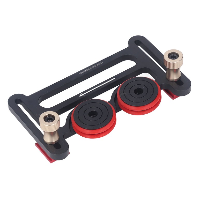 Double Wheel Bearing Stock Roller with Sliding Blocks Table Saw