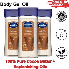 Intensive Care Cocoa Radiant for Glowing Skin 3 Count Body Gel Oil Body Oil 3X