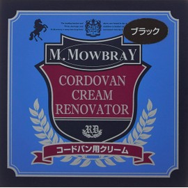 M.MOWBRAY 21055 Men's Cream Cordovan Glass Leather Care Cordovan Cream Renovator, Black