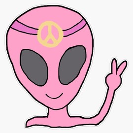 Magnet Alien Queen Magnet Bumper Sticker Car Magnet Flexible Reuseable Magnetic Vinyl 5"