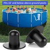 DYTHHN 4Pcs Pool Filter Strainer Plug Stopper Replacement Ground Pool