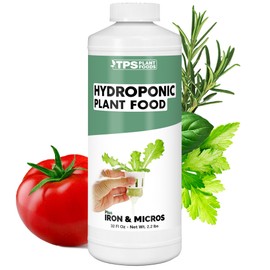 Hydroponic Plant Food, Complete One Part Liquid Hydroponic Fertilizer, 32 oz (1 Quart)