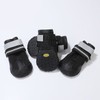 Dogs Shoes Waterproof Slip Resistant Reflective Dog Boots with Rubber