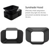 2 pcs AntiGlare Sunshade Lens Hood Lightweight for GoPro Hero