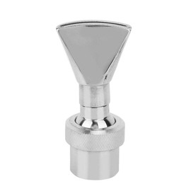 Mumusuki Stainless Steel Fountain Nozzle, 6" Fan Shape Spray for Garden Pond, Water Feature Nozzle with DN20 Thread, Peacock Water Film Effect