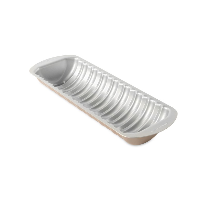 Nordic Ware Formed Cinnamon Bread and Almond Loaf Pan, 4