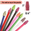 Mr. Pen- Pencil Erasers Toppers, 120 Pack, Late Harvest Color