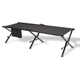 ADVANCAMP Ultralight Camping Cot for Adults, 120kg Sleeping Support Camping Bed, Easy Setup, Foldable and Portable for Backpacking, Hiking and Travel