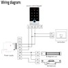 Wireless WiFi TUYA Access Control System, Fingerprint Password Stand-Alone Door