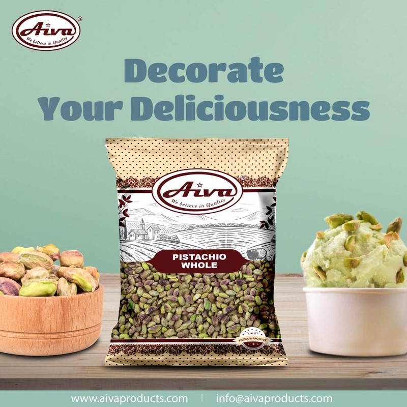 Aiva Raw Pistachios, No Shells, Unsalted (2 LB - 32