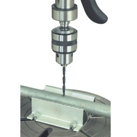 Self-centering Drill Press Jig with Ruler Markings; Heavy-duty Extruded Aluminum