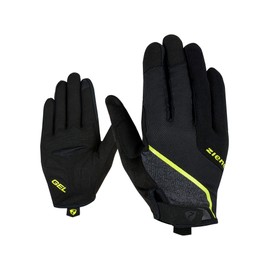 Ziener Men's CLYO Touch Long Cycling, Mountain Bike, Cycling Gloves, Long Finger with Touch Function, Breathable/Cushioning, Bitter Lemon, 9.5