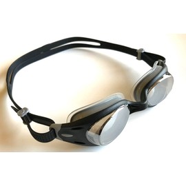 Snake & Pig Sports Basilisk Junior swimming goggles for kids, teens, and people with narrow faces (Silver)