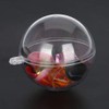 Bola de plástico transparente rellenable, 20 bolas de acrílico transparente,