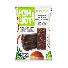 Oh Joy! Barra de Coco A Base de Dátil 4 Pack 35 g c/u