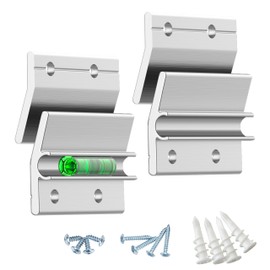 Heavy Mirror Hanging Kit, French Cleat Heavy Duty, Mirror Hanging Hardware Z Clip Wall Hangers for Mounting Headboard, whiteboard & Ledges, Picture Frame Hanging Kit - 2 Inch 2 Pack Up to 35 lbs