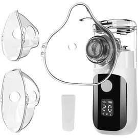 Portable Nebulizer, Rechargeable Mesh Spacer Machine for Adult and Kid, for Home and Travel with 3 Modes, Handheld Nebulizer for Breathing Issues