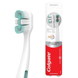 Colgate Cuidado Bucal Cepillo Dental Total Limpieza Espumosa 2 piezas