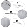 MERRYHAPY Sturdy Photo Storage Box Easy to Organize Portable Plastic