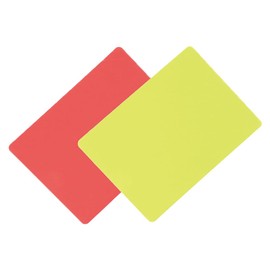 Lwuey Football Referee Card, 10 Pieces Disciplinary Cards, Yellow and Red Card, Football Tool, Football Games, Competition, Sports Cards Set, Trainer Result Sheets, Equipment, Red and Yellow PVC