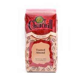 Churchill Coffee Toasted Almond 12 oz - Ground