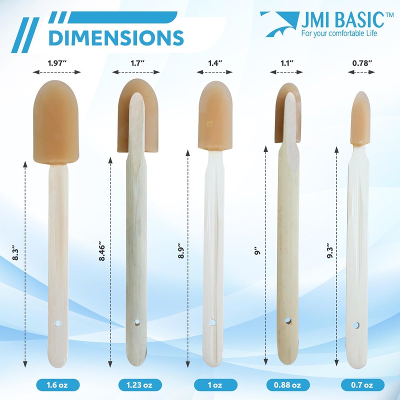 JMIBASIC Silicone Caulk Finishing Tool - Assorted 5 Size Sets