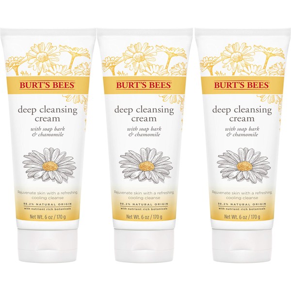 Burt's Bees Face Wash, Deep Facial Cleansing Cream, All Natural