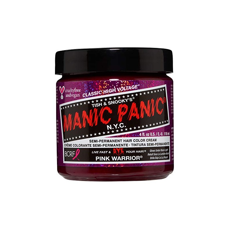 Manic Panic Classic Pink Warrior Semi-Permanent Hair Dye (118ml)
