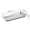 KOHAND 12 Pack 201 Stainless Steel Metal Tray, Metal Surgical