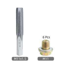 CCLIFE 13-Piece Oil Drain Plug Repair Kit M11 x 1.5 mm Thread Repair Kit for Oil Drain Plug