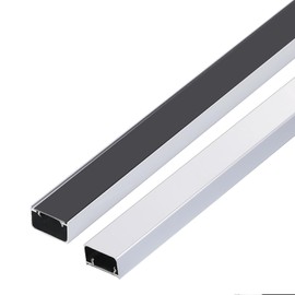 ATNEDCVH Aluminium Alloy U Shape Edge Trim Strip Decoration Profiles with Base, Metal Cable Raceway Cord Cover Channel, Ceramic Tile Mirror Wall Trim Transition Corner Decorative Strips