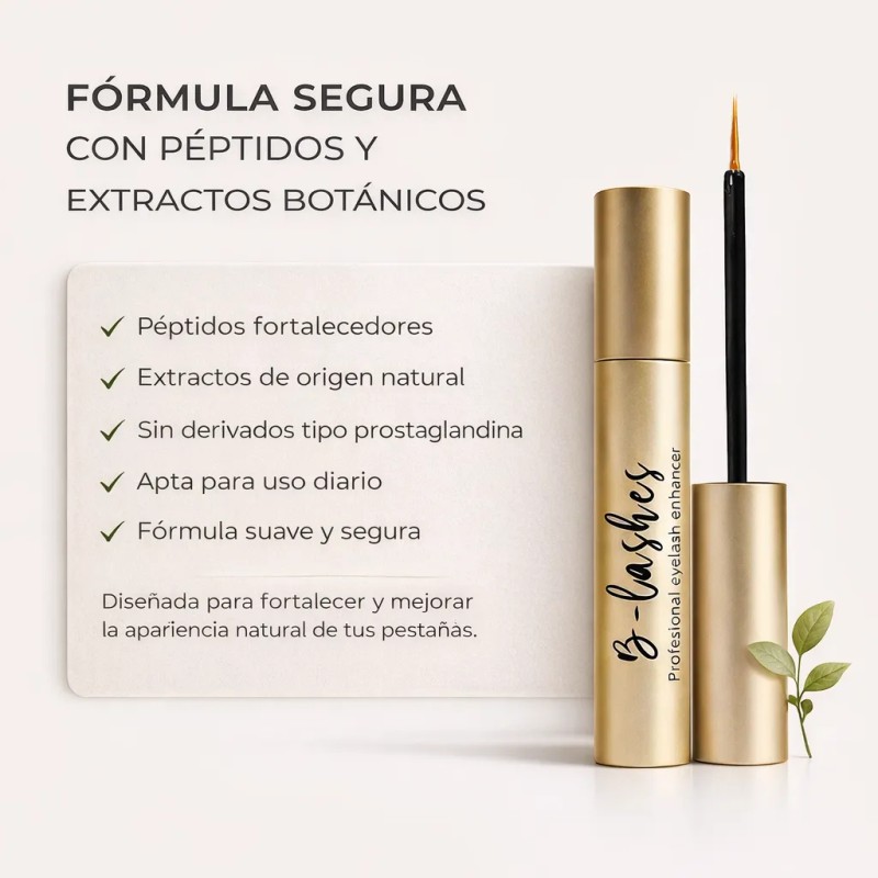 B-lashes Suero Crecimiento Pestañas Largas Origen Natural