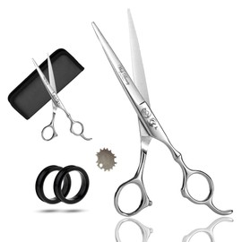 Hairdressing Scissors Professional Extremely Sharp Blades, Fine Cutting Stainless Steel Hair Cutting Scissor, Hair Scissors for Women & Men, Barber Scissors for Hair Cutting Set, Hair Dress Scissors