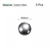 sourcing map 5pcs 28mm Carbon Steel Bearing Balls Precision Polished