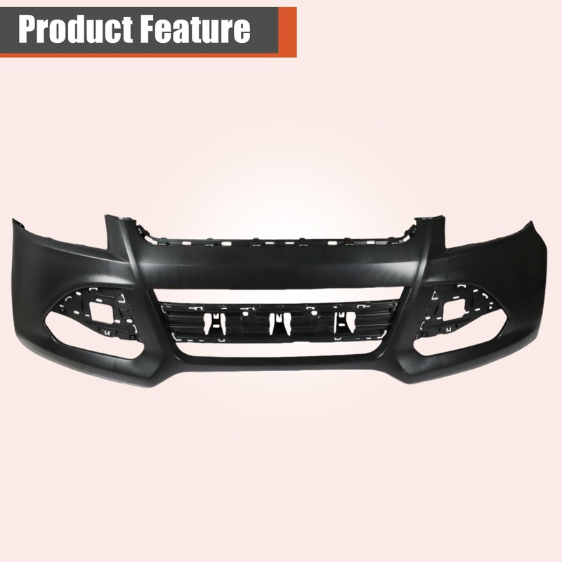 labwork Primed Plastic Front Bumper Cover without Parking Sensor Holes