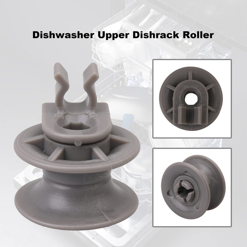 Emptty 8PCS 4581DD3002A Upper Dishrack Roller Assembly Replacement for LG