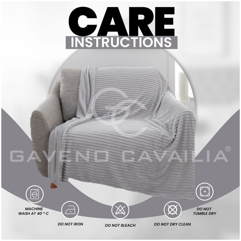 GC GAVENO CAVAILIA Blanket Throw, Extra Soft & Fluffy Throws