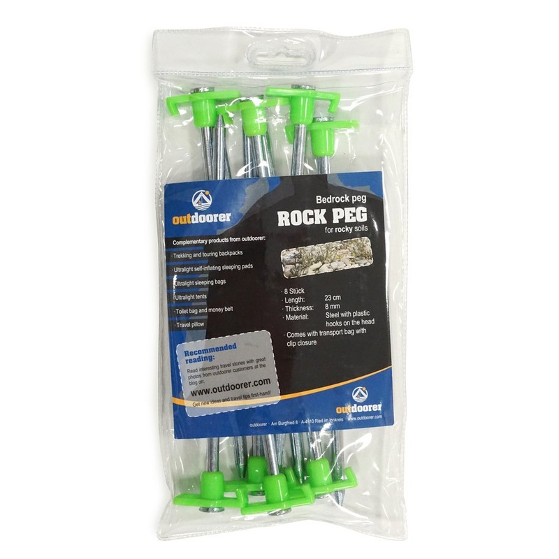 Outdoorer Rock Peg, peg for rocky soil, bedrock peg, 23