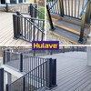Hulave Split Post Cover, Fits 2x2/4.5x4.5 Base, Indoor/Outdoor Iron Railing,
