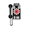 CafePress Vintage Payphone Telephone Rectangle Car Bumper Magnet