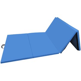 BalanceFrom GoGym All-Purpose 4'x10'x2 Extra Thick High Density Anti-Tear Gymnastics Gym Folding Exercise Aerobics Mats