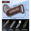 HOGIKUO Knife Sheath,Thick Genuine Leather Knife Sheath for Belt,Fits Folding