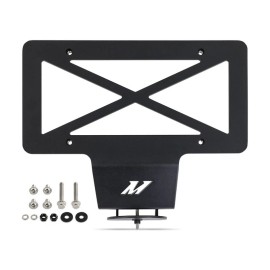 Mishimoto Tow Hook License Plate Relocation Bracket Black for 2015+ Ford F-150