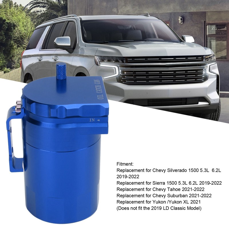 Oil Catch Can Aluminium Alloy Fuel Separator Reservior Trap Tank