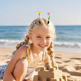 SOFISO 50pcs Bean Sprout Hair Clips Mixed Style Rave Plant Hairpins Flower Plant Hair Clip Funny Butterfly Mushroom Headwear Hair Accessories for Women Kids Girls Lady Home School Party(Mix01)