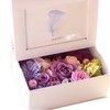 Azurosa Photo Frame Preserved Flowers Gift Box Lavender Pink