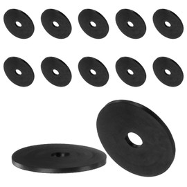 sourcing map 12pcs Rubber Spacers 1-1/4" OD, 1/4" ID, 1/16" Height Round Anti Vibration Spacer Rubber Bushing Grommets Thick Rubber Washers for Home Car Accessories