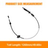 49.6'' Automatic Transmission Shift Control Cable Compatible With Jeep Wrangler