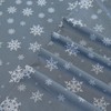 Elegant Comfort Elegant Comfort Luxury Soft Bed Sheets Holiday Pattern 1500 Premium Hotel Quality Microfiber - Softness Wrinkle and Fade Resistant (6-Piece) Bedding Set, Queen, Snowflake-Gray